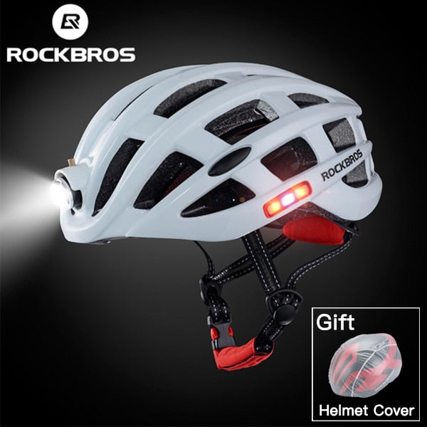 ROCKBROS Light Cycling Helmet Bike Ultralight Helmet Integrally-molded Safe Men Women 57-62cm Mountain Road Bicycle MTB Helmets