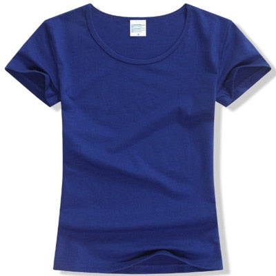 2020 Summer High Quality 15 Color S-2XL Plain T Shirt Women Cotton Elastic Basic Tshirt Woman Casual Tops Short Sleeve T-shirt